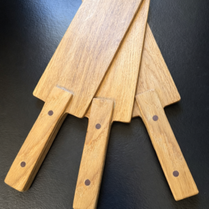 pimetennise / showdown’i reket tammest – käsitöö