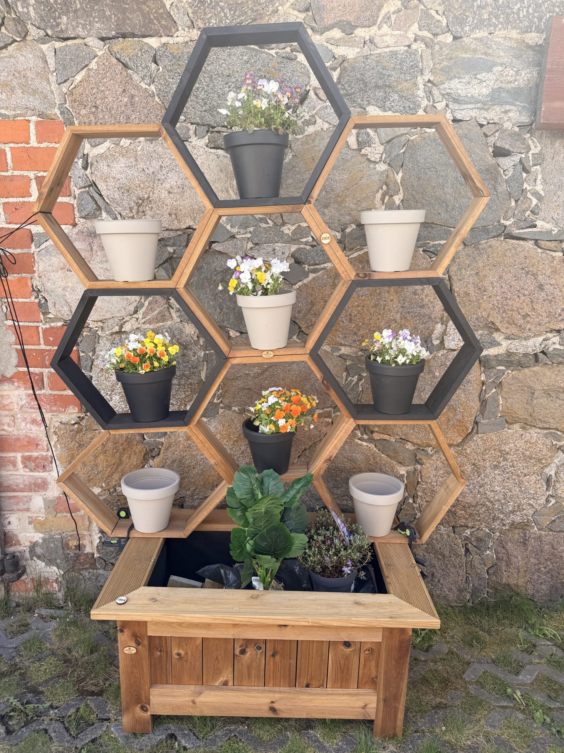 hexagon taimesein – loo oma lille ja ürdisein