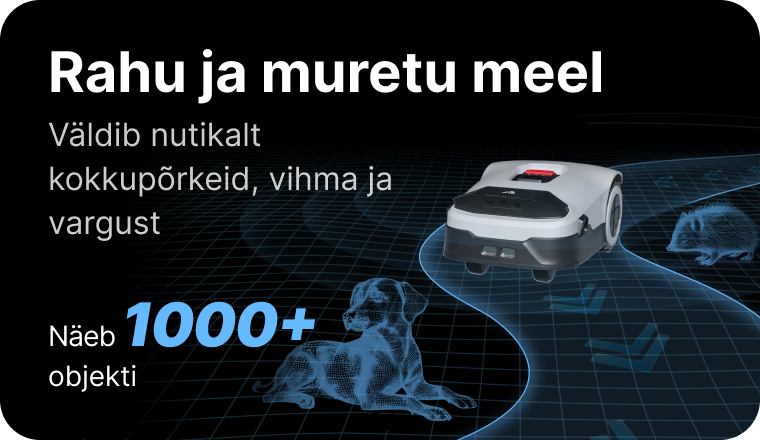 anthbot genie 800 kaablivaba robotniiduk kuni 1500 m²