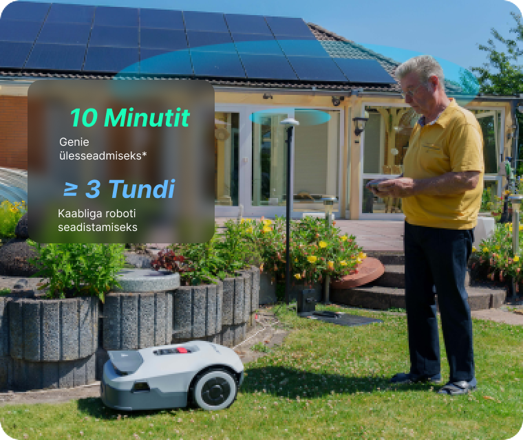 anthbot genie 800 kaablivaba robotniiduk kuni 1500 m²